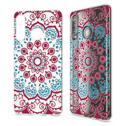 NALIA Hülle kompatibel mit Huawei P30 Lite, Motiv Handyhülle Ultra-Slim Silikon Case Crystal Cover Schutzhülle Durchsichtig, Handy-Tasche Backcover Transparent Bumper