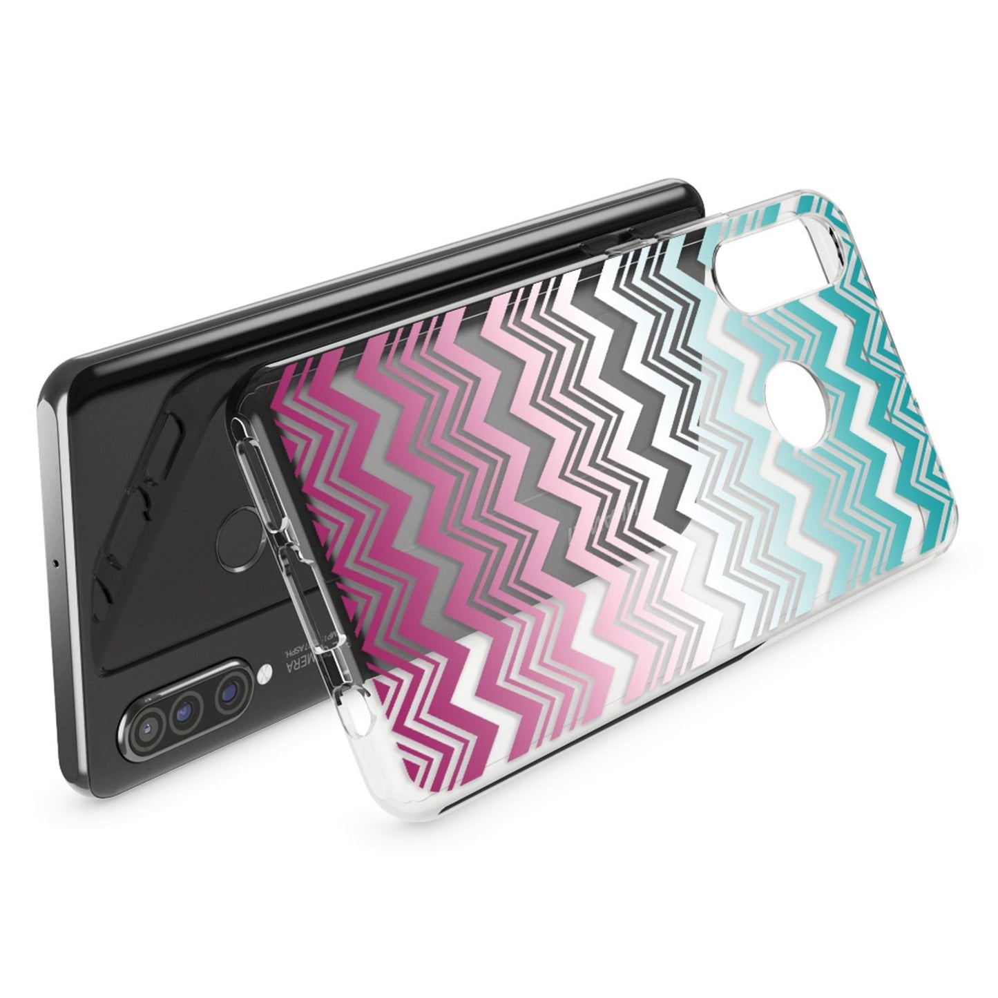 NALIA Hülle kompatibel mit Huawei P30 Lite, Motiv Handyhülle Ultra-Slim Silikon Case Crystal Cover Schutzhülle Durchsichtig, Handy-Tasche Backcover Transparent Bumper
