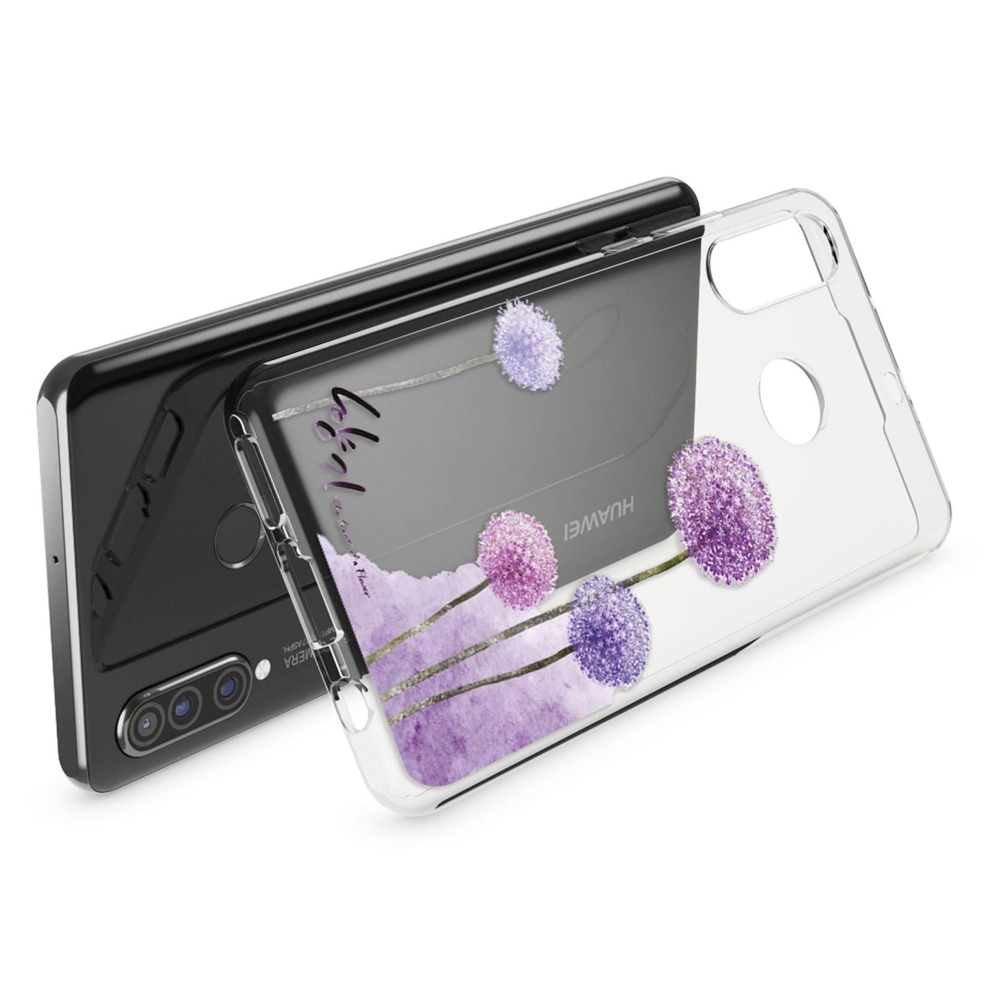 NALIA Hülle kompatibel mit Huawei P30 Lite, Motiv Handyhülle Ultra-Slim Silikon Case Crystal Cover Schutzhülle Durchsichtig, Handy-Tasche Backcover Transparent Bumper