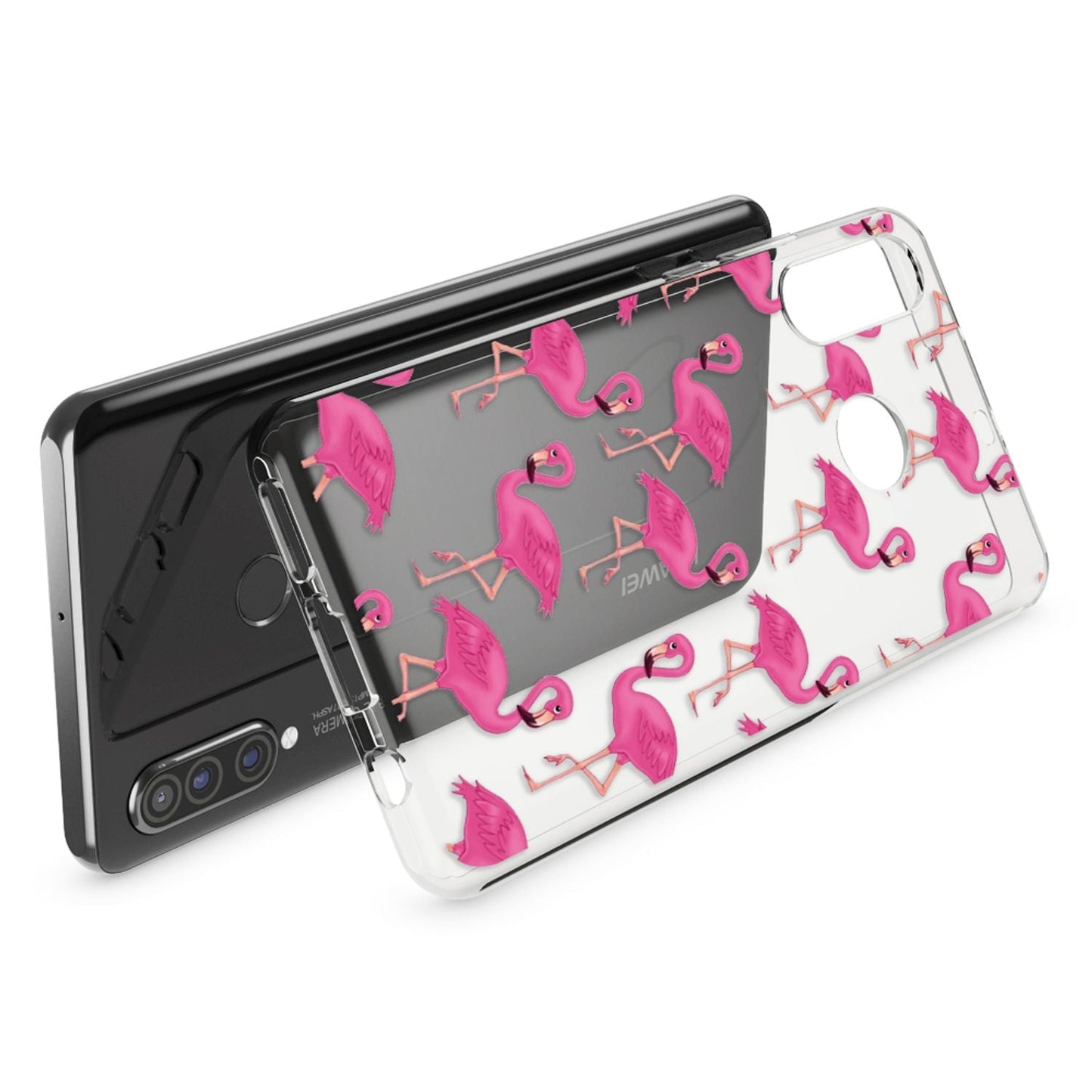 NALIA Hülle kompatibel mit Huawei P30 Lite, Motiv Handyhülle Ultra-Slim Silikon Case Crystal Cover Schutzhülle Durchsichtig, Handy-Tasche Backcover Transparent Bumper