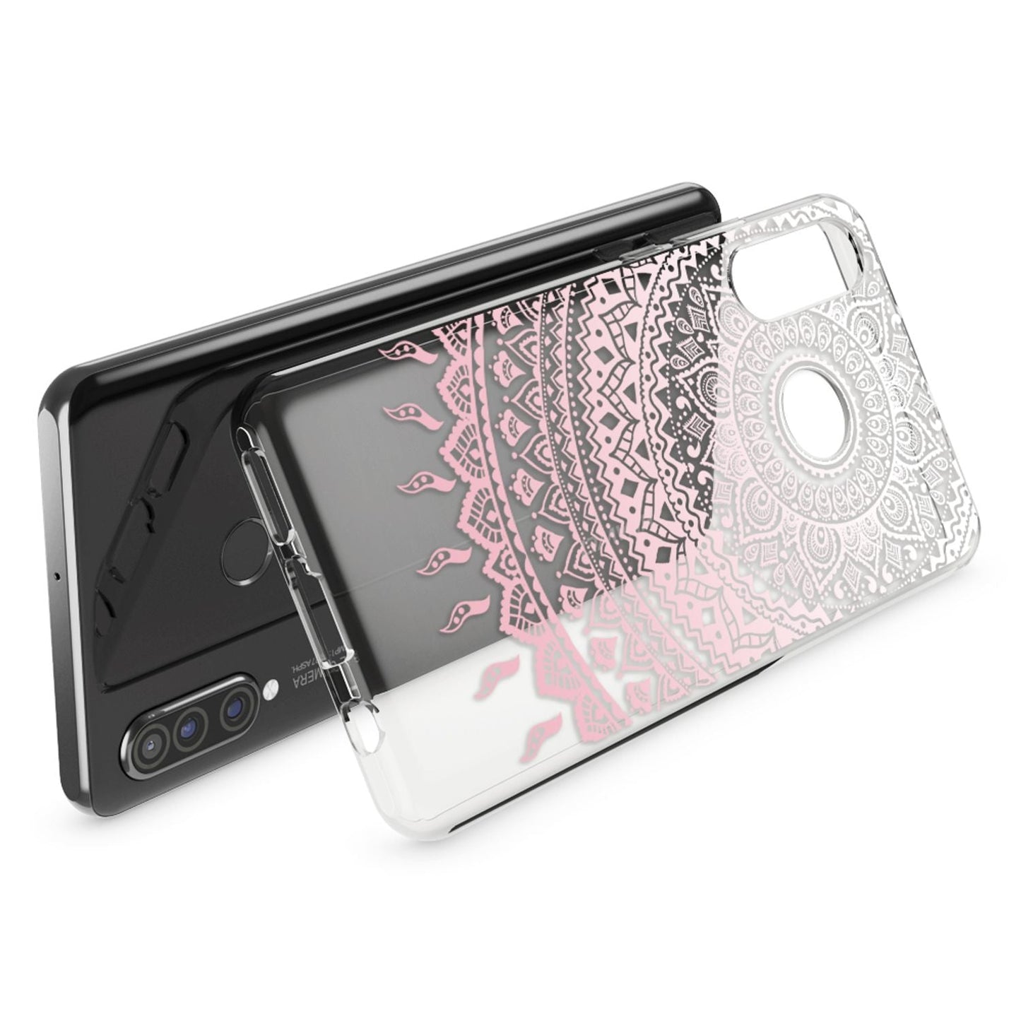 NALIA Hülle kompatibel mit Huawei P30 Lite, Motiv Handyhülle Ultra-Slim Silikon Case Crystal Cover Schutzhülle Durchsichtig, Handy-Tasche Backcover Transparent Bumper