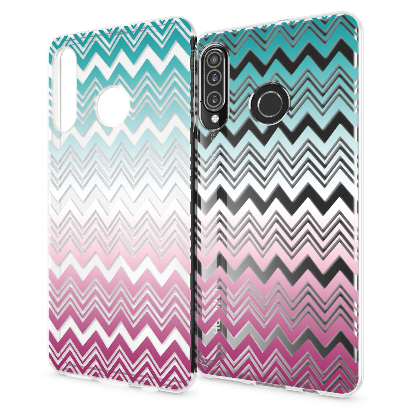 NALIA Hülle kompatibel mit Huawei P30 Lite, Motiv Handyhülle Ultra-Slim Silikon Case Crystal Cover Schutzhülle Durchsichtig, Handy-Tasche Backcover Transparent Bumper