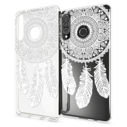 NALIA Hülle kompatibel mit Huawei P30 Lite, Motiv Handyhülle Ultra-Slim Silikon Case Crystal Cover Schutzhülle Durchsichtig, Handy-Tasche Backcover Transparent Bumper