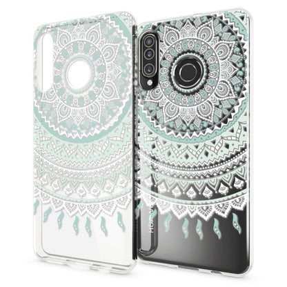 NALIA Hülle kompatibel mit Huawei P30 Lite, Motiv Handyhülle Ultra-Slim Silikon Case Crystal Cover Schutzhülle Durchsichtig, Handy-Tasche Backcover Transparent Bumper