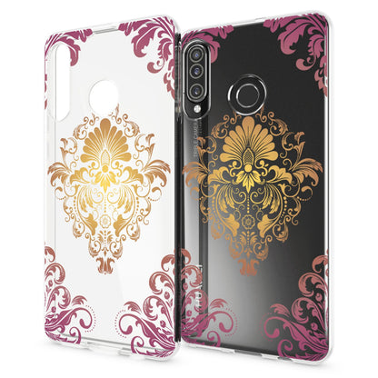 NALIA Hülle kompatibel mit Huawei P30 Lite, Motiv Handyhülle Ultra-Slim Silikon Case Crystal Cover Schutzhülle Durchsichtig, Handy-Tasche Backcover Transparent Bumper