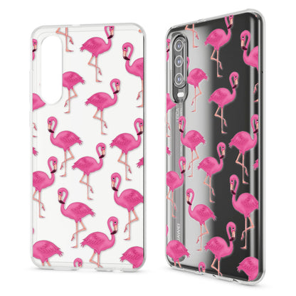 NALIA Hülle kompatibel mit Huawei P30, Motiv Handyhülle Ultra-Slim Silikon Case Crystal Cover Schutzhülle Durchsichtig, Dünne Handy-Tasche Backcover Transparent Bumper