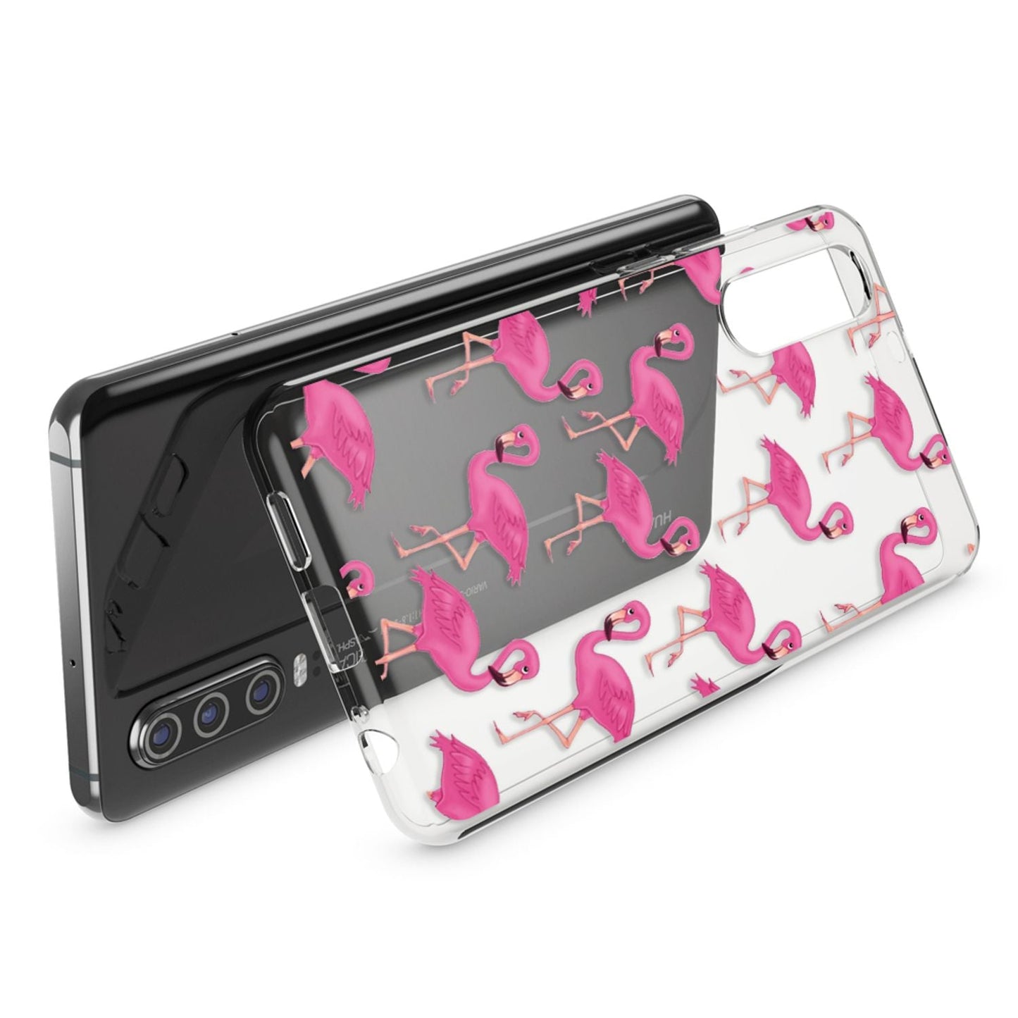NALIA Hülle kompatibel mit Huawei P30, Motiv Handyhülle Ultra-Slim Silikon Case Crystal Cover Schutzhülle Durchsichtig, Dünne Handy-Tasche Backcover Transparent Bumper