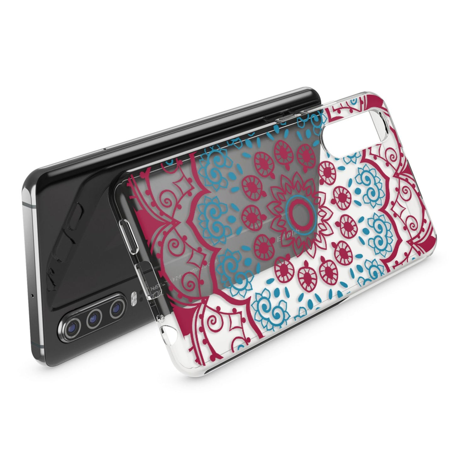NALIA Hülle kompatibel mit Huawei P30, Motiv Handyhülle Ultra-Slim Silikon Case Crystal Cover Schutzhülle Durchsichtig, Dünne Handy-Tasche Backcover Transparent Bumper