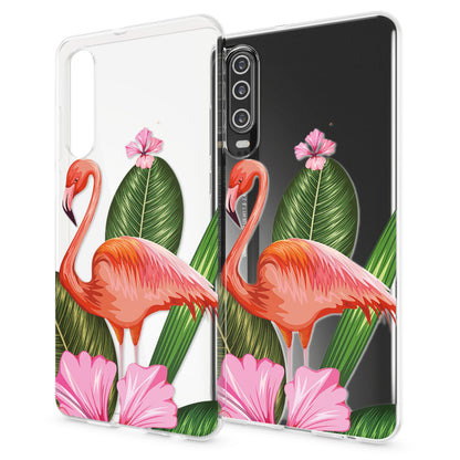 NALIA Hülle kompatibel mit Huawei P30, Motiv Handyhülle Ultra-Slim Silikon Case Crystal Cover Schutzhülle Durchsichtig, Dünne Handy-Tasche Backcover Transparent Bumper