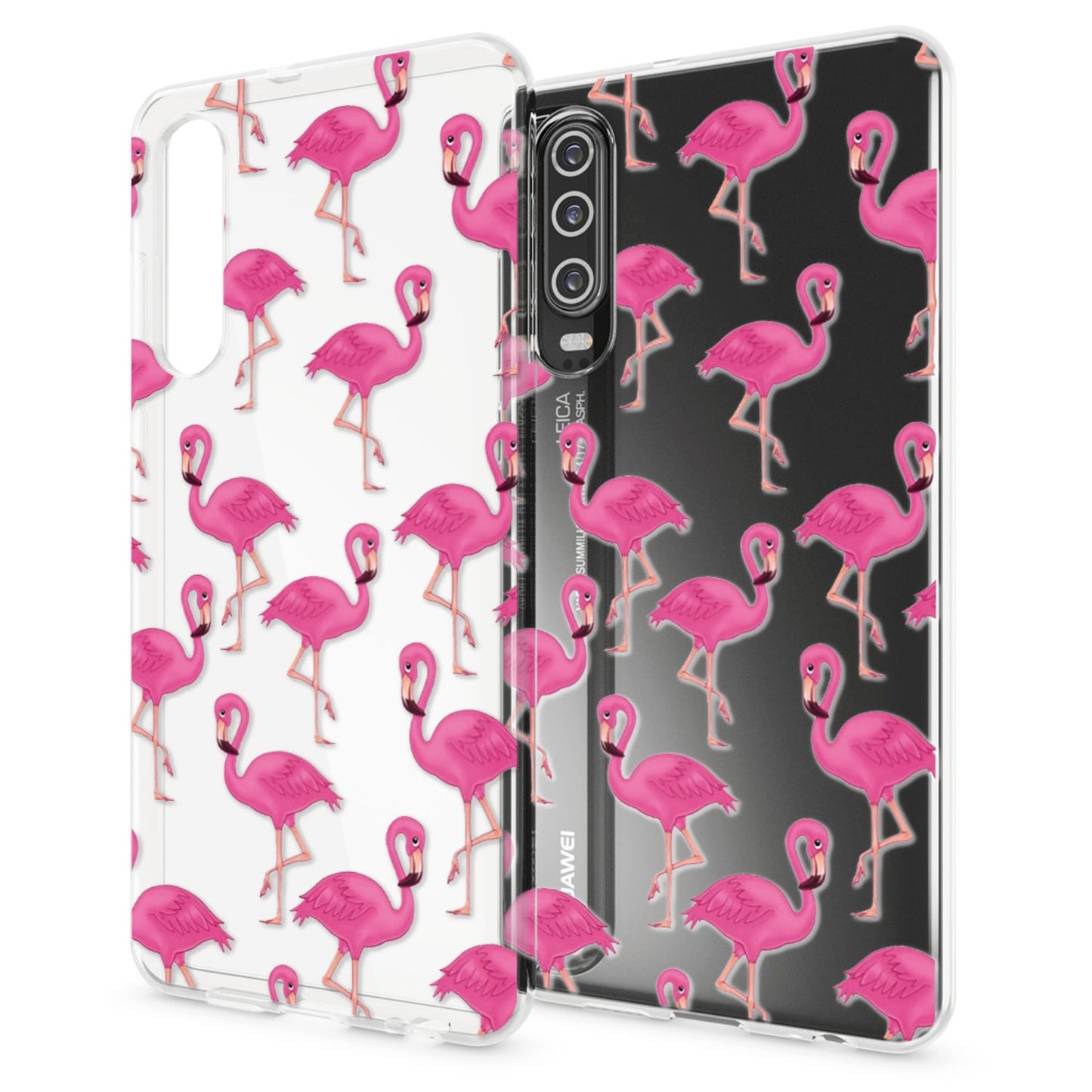 NALIA Hülle kompatibel mit Huawei P30, Motiv Handyhülle Ultra-Slim Silikon Case Crystal Cover Schutzhülle Durchsichtig, Dünne Handy-Tasche Backcover Transparent Bumper