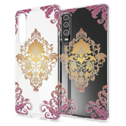 NALIA Hülle kompatibel mit Huawei P30, Motiv Handyhülle Ultra-Slim Silikon Case Crystal Cover Schutzhülle Durchsichtig, Dünne Handy-Tasche Backcover Transparent Bumper