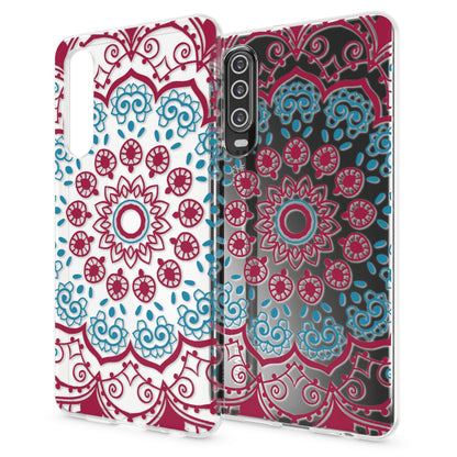 NALIA Hülle kompatibel mit Huawei P30, Motiv Handyhülle Ultra-Slim Silikon Case Crystal Cover Schutzhülle Durchsichtig, Dünne Handy-Tasche Backcover Transparent Bumper