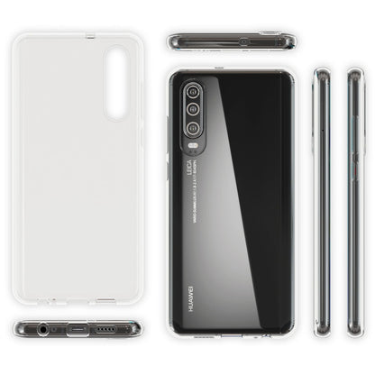 NALIA Hülle kompatibel mit Huawei P30, Motiv Handyhülle Ultra-Slim Silikon Case Crystal Cover Schutzhülle Durchsichtig, Dünne Handy-Tasche Backcover Transparent Bumper