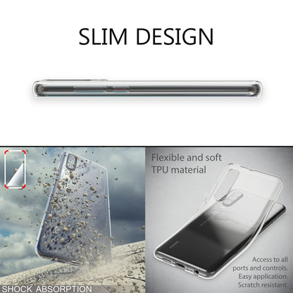NALIA Hülle kompatibel mit Huawei P30, Motiv Handyhülle Ultra-Slim Silikon Case Crystal Cover Schutzhülle Durchsichtig, Dünne Handy-Tasche Backcover Transparent Bumper