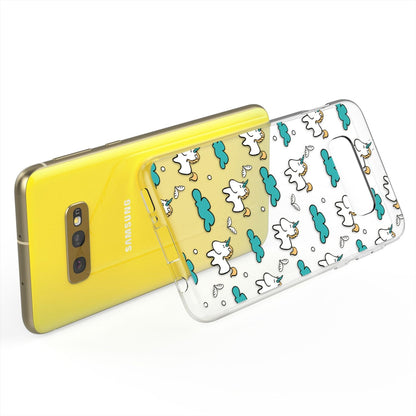 NALIA Handyhülle kompatibel mit Samsung Galaxy S10e, Slim Silikon Hülle Motiv Case Cover Crystal Schutzhülle Durchsichtig, Etui Dünn Handy-Tasche Backcover Transparent Bumper Skin