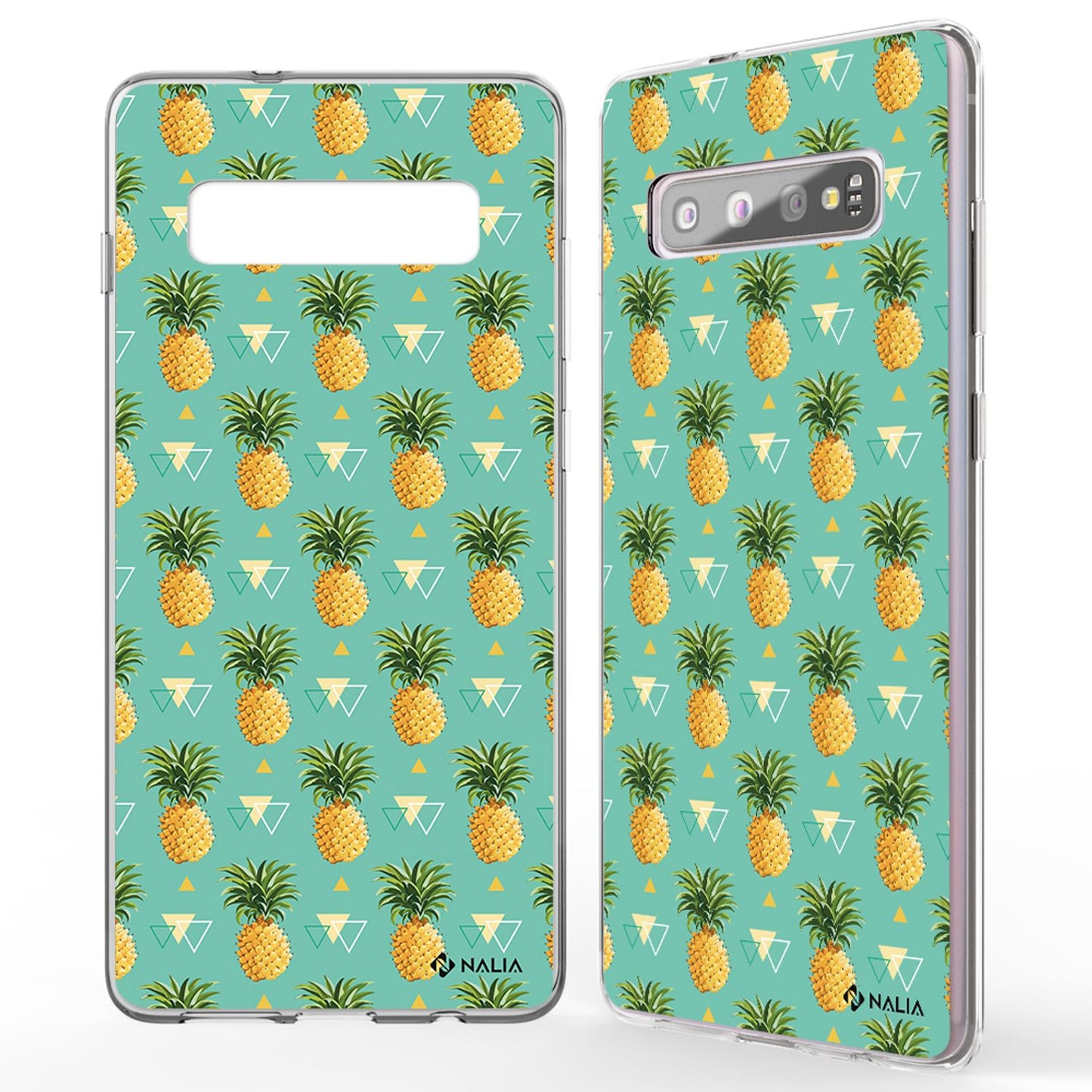 NALIA Handyhülle kompatibel mit Samsung Galaxy S10, Slim Silikon Hülle Motiv Case Cover Crystal Schutzhülle, Durchsichtig Etui Handy-Tasche Backcover Transparent Bumper