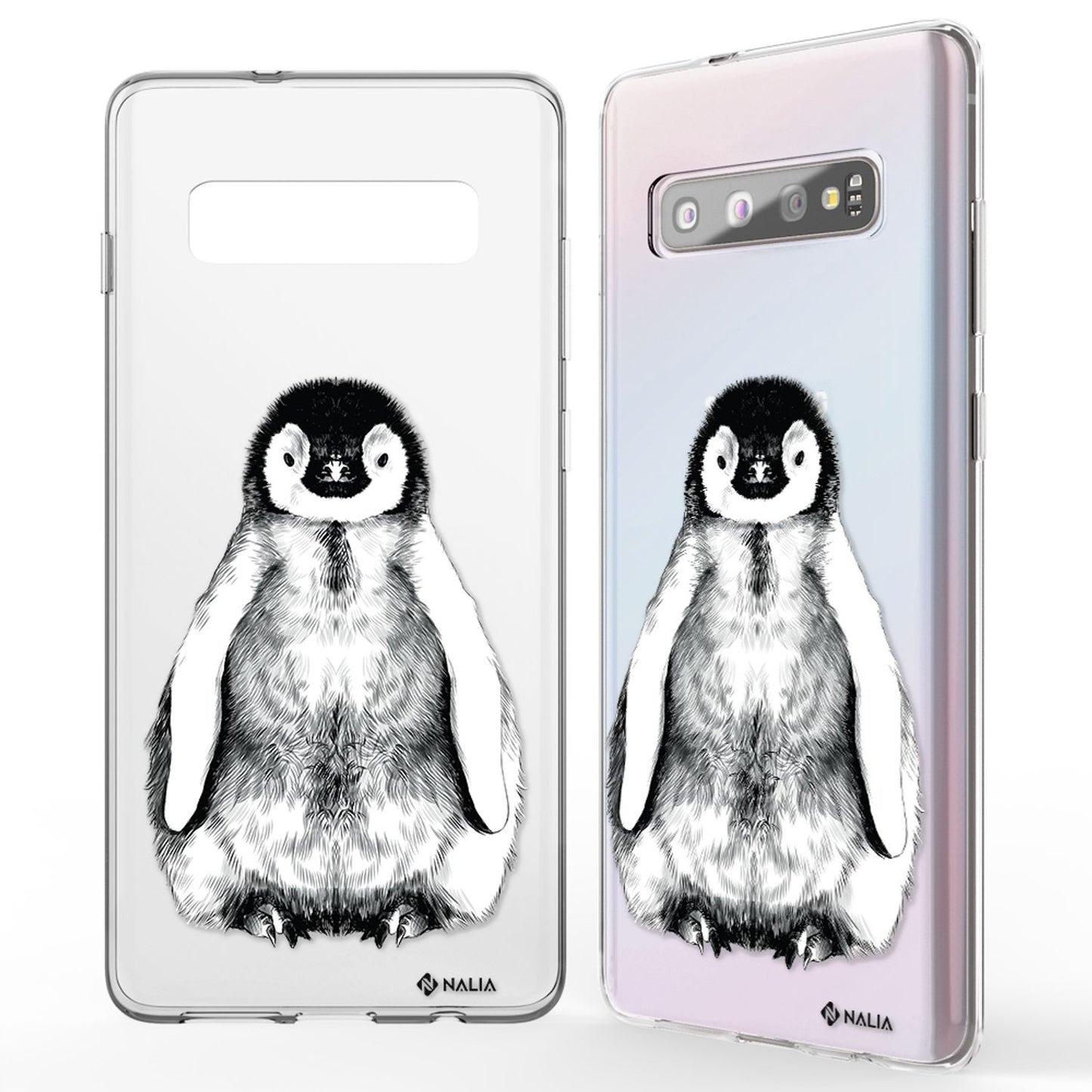 NALIA Handyhülle kompatibel mit Samsung Galaxy S10, Slim Silikon Hülle Motiv Case Cover Crystal Schutzhülle, Durchsichtig Etui Handy-Tasche Backcover Transparent Bumper