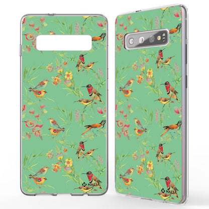 NALIA Handyhülle kompatibel mit Samsung Galaxy S10, Slim Silikon Hülle Motiv Case Cover Crystal Schutzhülle, Durchsichtig Etui Handy-Tasche Backcover Transparent Bumper