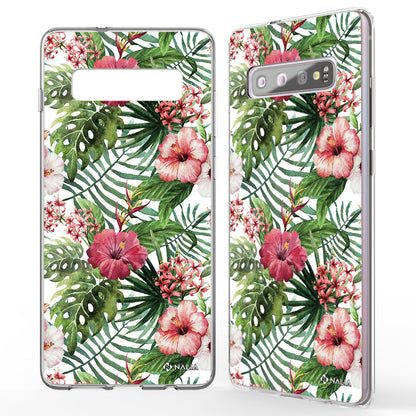 NALIA Handyhülle kompatibel mit Samsung Galaxy S10, Slim Silikon Hülle Motiv Case Cover Crystal Schutzhülle, Durchsichtig Etui Handy-Tasche Backcover Transparent Bumper