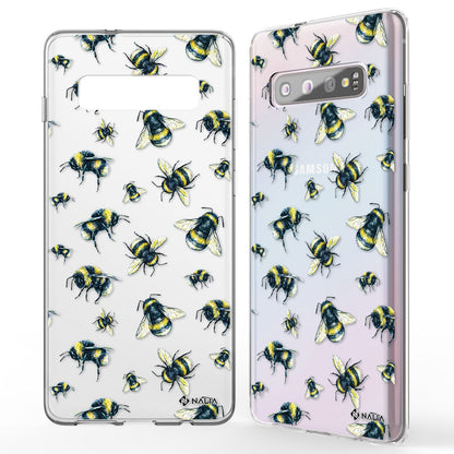 NALIA Handyhülle kompatibel mit Samsung Galaxy S10, Slim Silikon Hülle Motiv Case Cover Crystal Schutzhülle, Durchsichtig Etui Handy-Tasche Backcover Transparent Bumper