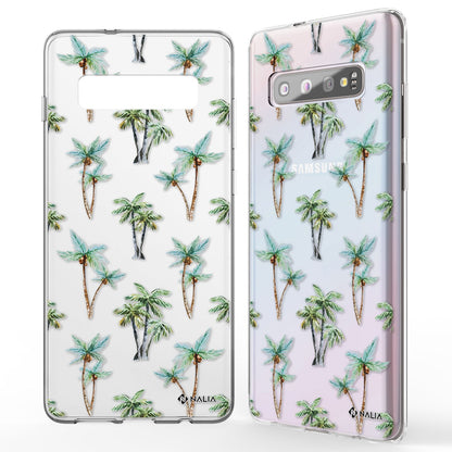NALIA Handyhülle kompatibel mit Samsung Galaxy S10, Slim Silikon Hülle Motiv Case Cover Crystal Schutzhülle, Durchsichtig Etui Handy-Tasche Backcover Transparent Bumper