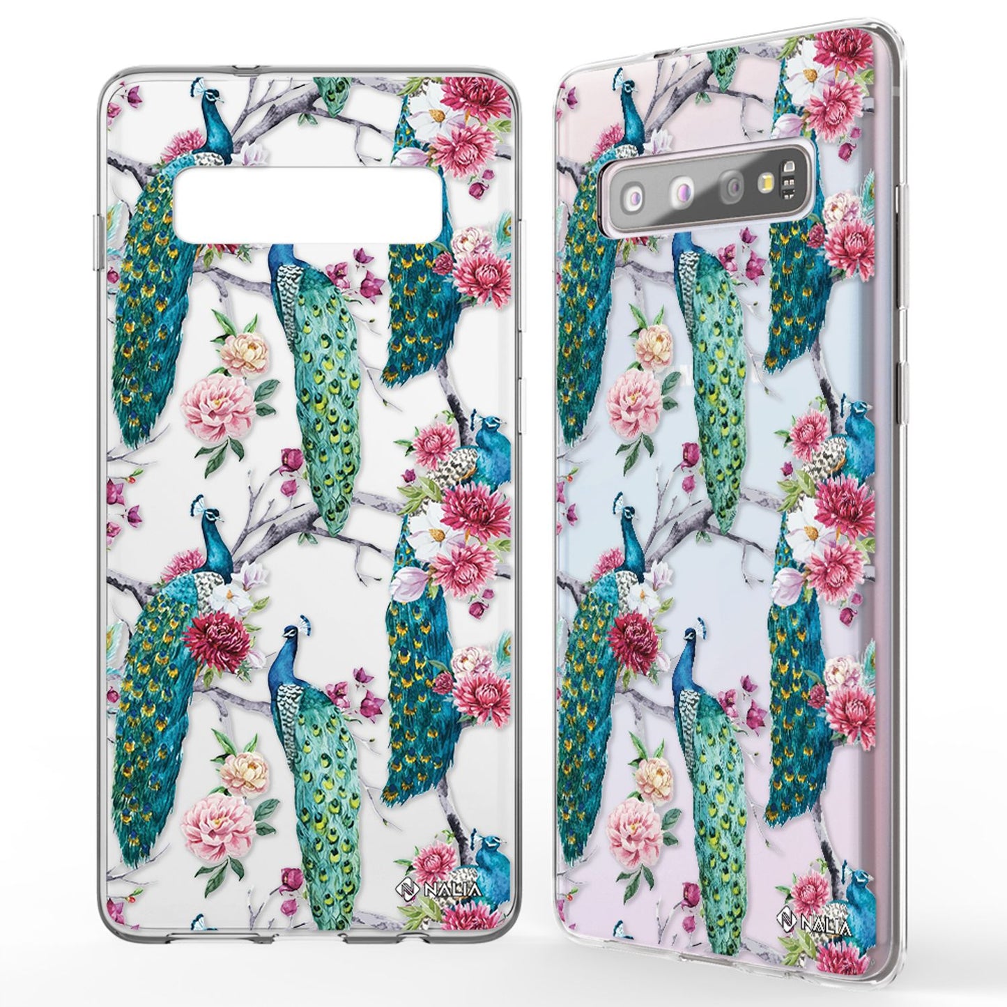 NALIA Handyhülle kompatibel mit Samsung Galaxy S10, Slim Silikon Hülle Motiv Case Cover Crystal Schutzhülle, Durchsichtig Etui Handy-Tasche Backcover Transparent Bumper