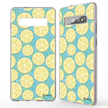NALIA Handyhülle kompatibel mit Samsung Galaxy S10, Slim Silikon Hülle Motiv Case Cover Crystal Schutzhülle, Durchsichtig Etui Handy-Tasche Backcover Transparent Bumper