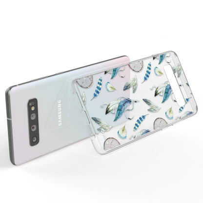 NALIA Handyhülle kompatibel mit Samsung Galaxy S10, Slim Silikon Hülle Motiv Case Cover Crystal Schutzhülle, Durchsichtig Etui Handy-Tasche Backcover Transparent Bumper