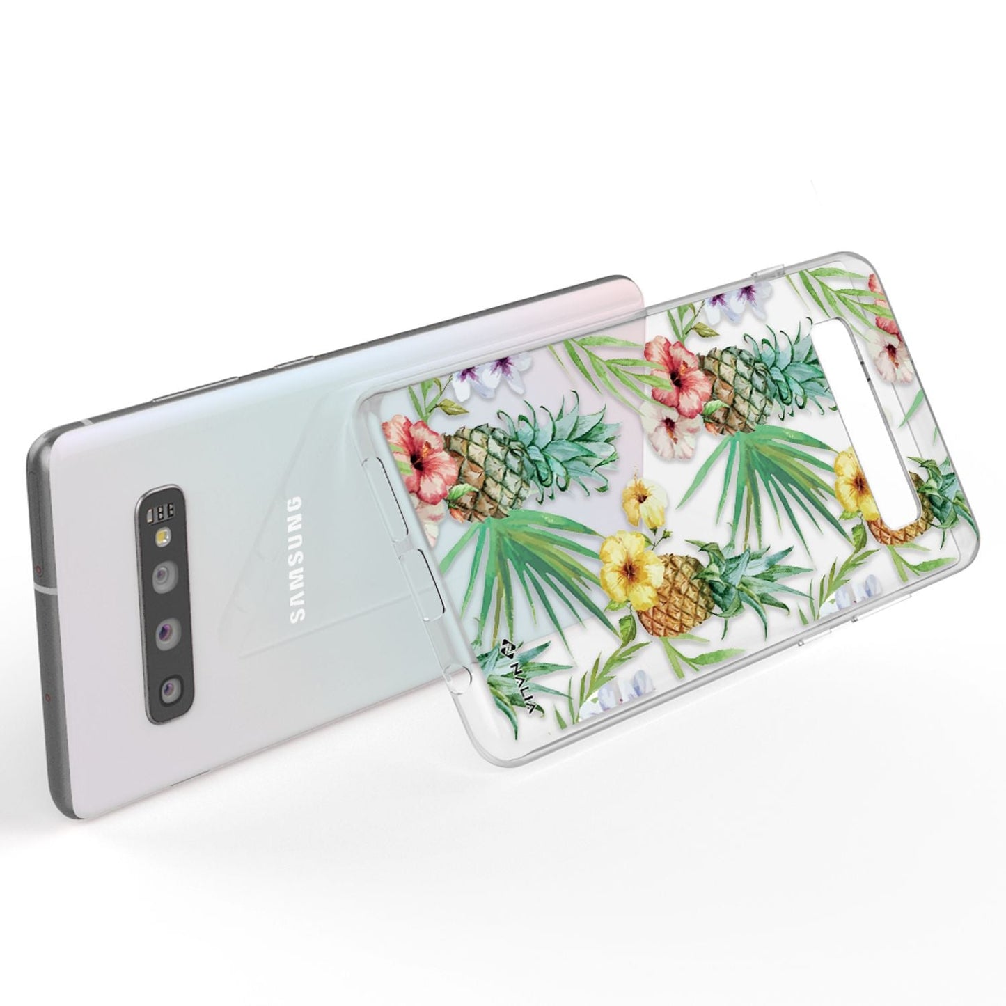 NALIA Handyhülle kompatibel mit Samsung Galaxy S10, Slim Silikon Hülle Motiv Case Cover Crystal Schutzhülle, Durchsichtig Etui Handy-Tasche Backcover Transparent Bumper