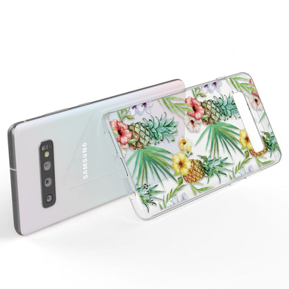 NALIA Handyhülle kompatibel mit Samsung Galaxy S10, Slim Silikon Hülle Motiv Case Cover Crystal Schutzhülle, Durchsichtig Etui Handy-Tasche Backcover Transparent Bumper