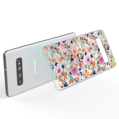 NALIA Handyhülle kompatibel mit Samsung Galaxy S10, Slim Silikon Hülle Motiv Case Cover Crystal Schutzhülle, Durchsichtig Etui Handy-Tasche Backcover Transparent Bumper