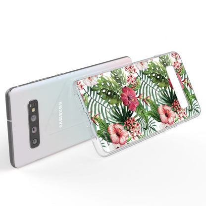 NALIA Handyhülle kompatibel mit Samsung Galaxy S10, Slim Silikon Hülle Motiv Case Cover Crystal Schutzhülle, Durchsichtig Etui Handy-Tasche Backcover Transparent Bumper