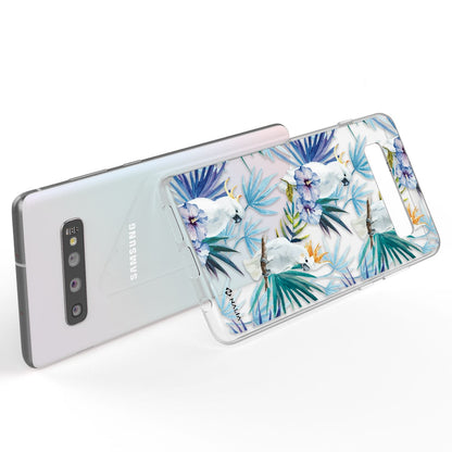 NALIA Handyhülle kompatibel mit Samsung Galaxy S10, Slim Silikon Hülle Motiv Case Cover Crystal Schutzhülle, Durchsichtig Etui Handy-Tasche Backcover Transparent Bumper