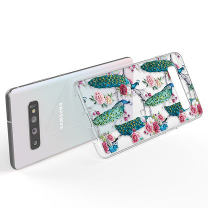 NALIA Handyhülle kompatibel mit Samsung Galaxy S10, Slim Silikon Hülle Motiv Case Cover Crystal Schutzhülle, Durchsichtig Etui Handy-Tasche Backcover Transparent Bumper