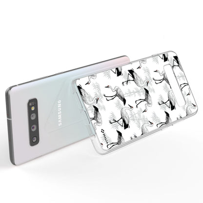 NALIA Handyhülle kompatibel mit Samsung Galaxy S10, Slim Silikon Hülle Motiv Case Cover Crystal Schutzhülle, Durchsichtig Etui Handy-Tasche Backcover Transparent Bumper