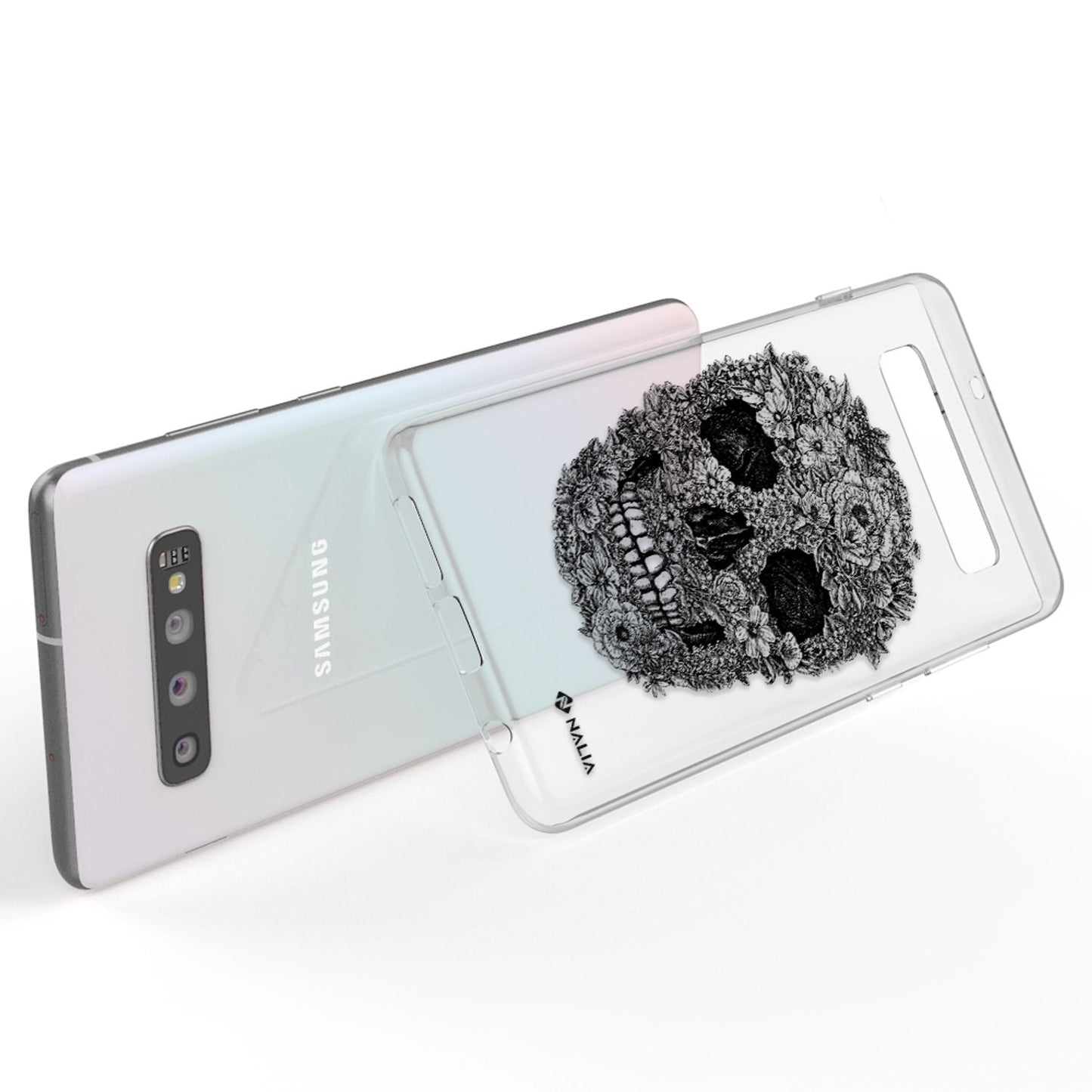 NALIA Handyhülle kompatibel mit Samsung Galaxy S10, Slim Silikon Hülle Motiv Case Cover Crystal Schutzhülle, Durchsichtig Etui Handy-Tasche Backcover Transparent Bumper