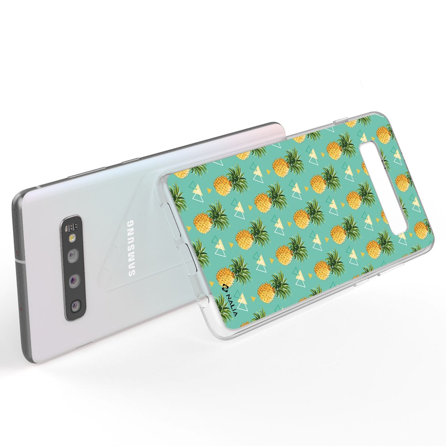 NALIA Handyhülle kompatibel mit Samsung Galaxy S10, Slim Silikon Hülle Motiv Case Cover Crystal Schutzhülle, Durchsichtig Etui Handy-Tasche Backcover Transparent Bumper