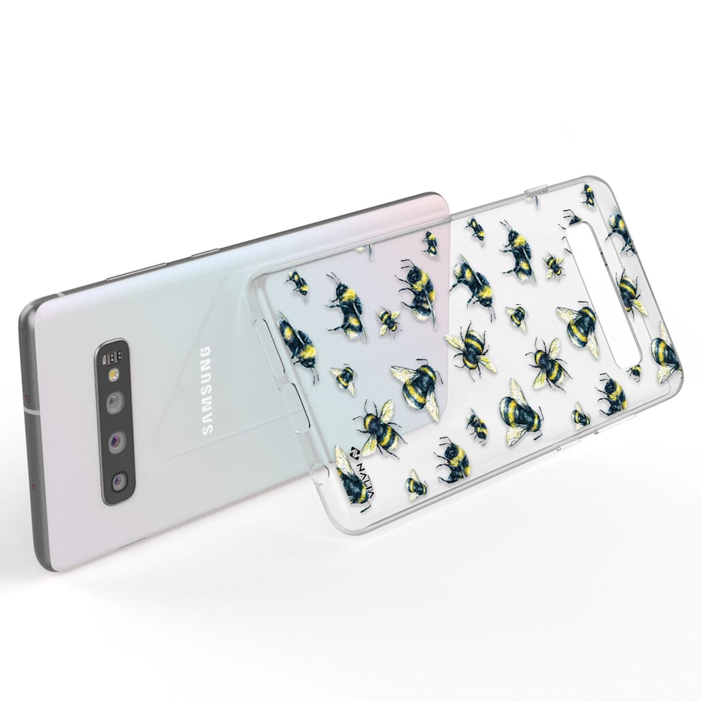 NALIA Handyhülle kompatibel mit Samsung Galaxy S10, Slim Silikon Hülle Motiv Case Cover Crystal Schutzhülle, Durchsichtig Etui Handy-Tasche Backcover Transparent Bumper