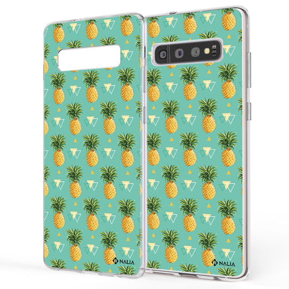 NALIA Handyhülle kompatibel mit Samsung Galaxy S10, Slim Silikon Hülle Motiv Case Cover Crystal Schutzhülle, Durchsichtig Etui Handy-Tasche Backcover Transparent Bumper