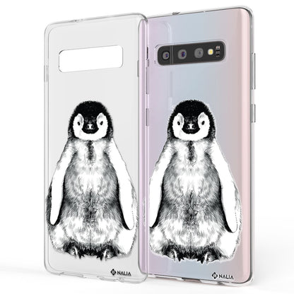 NALIA Handyhülle kompatibel mit Samsung Galaxy S10, Slim Silikon Hülle Motiv Case Cover Crystal Schutzhülle, Durchsichtig Etui Handy-Tasche Backcover Transparent Bumper