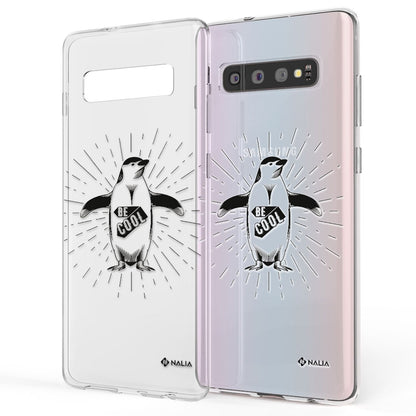 NALIA Handyhülle kompatibel mit Samsung Galaxy S10, Slim Silikon Hülle Motiv Case Cover Crystal Schutzhülle, Durchsichtig Etui Handy-Tasche Backcover Transparent Bumper