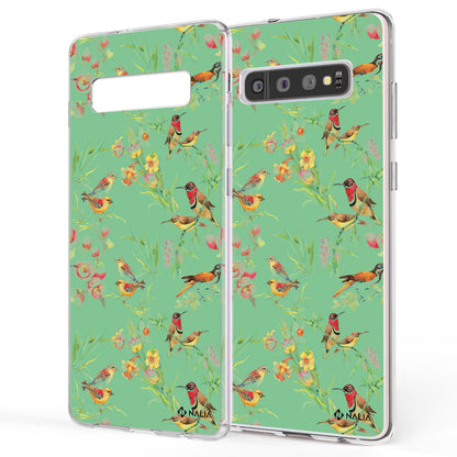 NALIA Handyhülle kompatibel mit Samsung Galaxy S10, Slim Silikon Hülle Motiv Case Cover Crystal Schutzhülle, Durchsichtig Etui Handy-Tasche Backcover Transparent Bumper