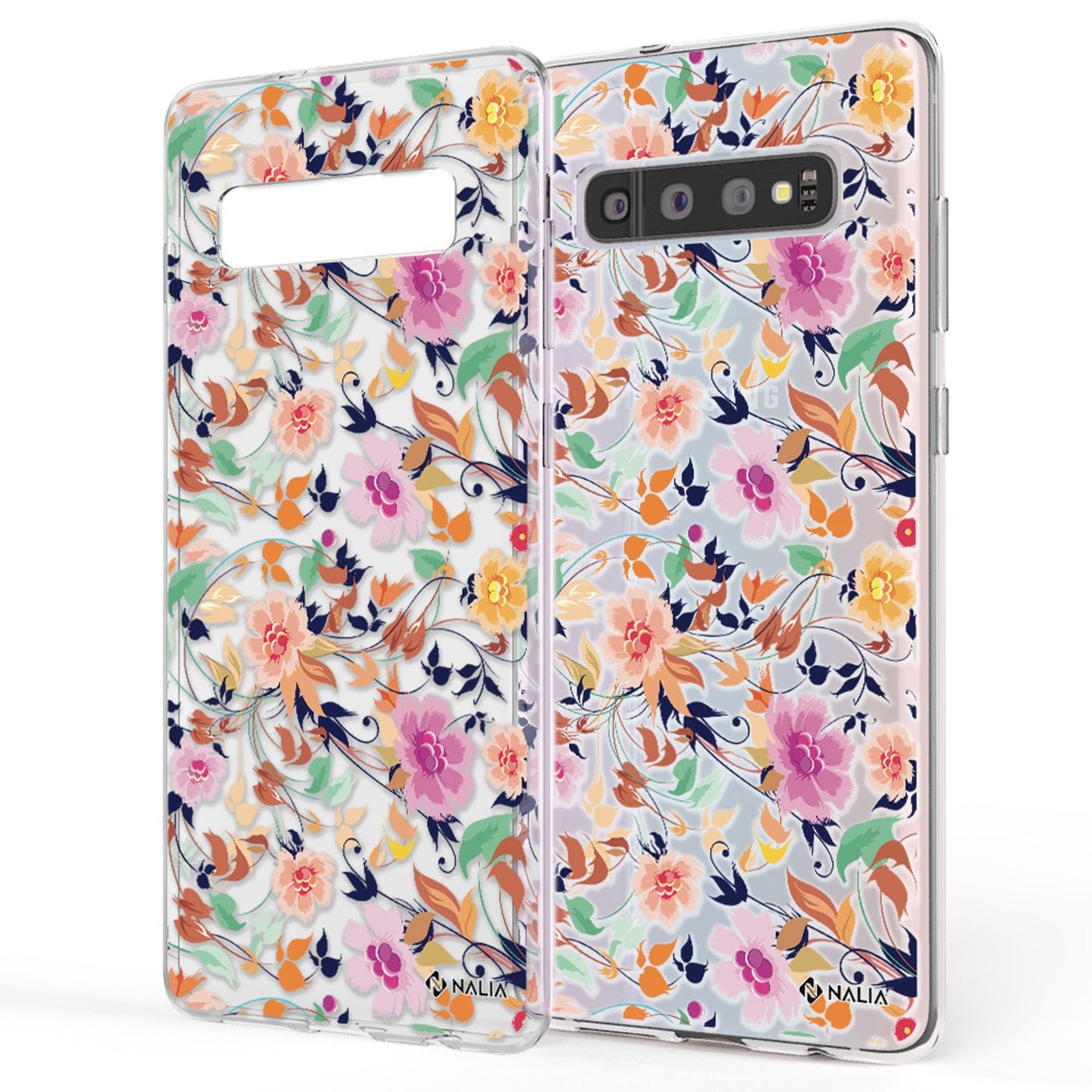 NALIA Handyhülle kompatibel mit Samsung Galaxy S10, Slim Silikon Hülle Motiv Case Cover Crystal Schutzhülle, Durchsichtig Etui Handy-Tasche Backcover Transparent Bumper