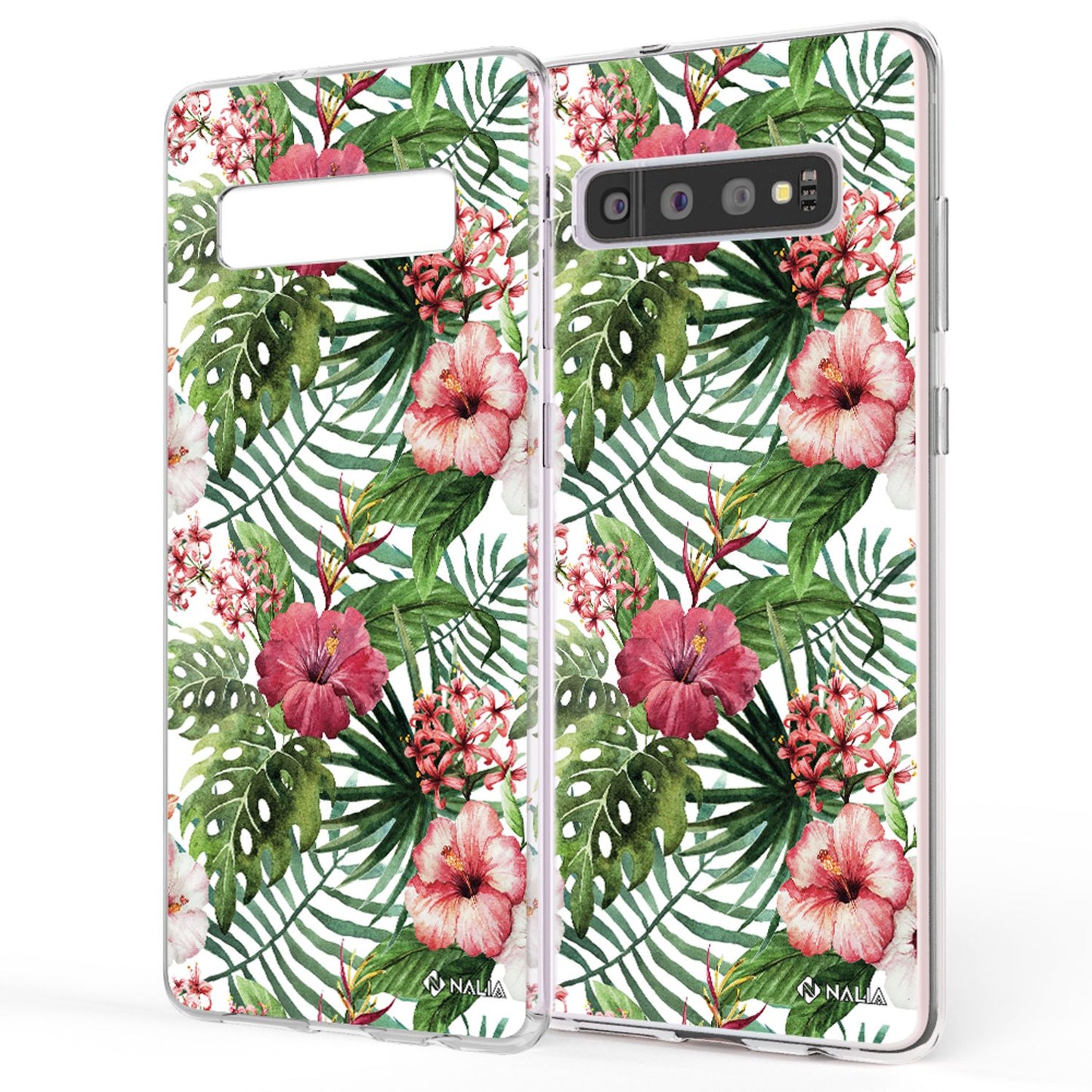 NALIA Handyhülle kompatibel mit Samsung Galaxy S10, Slim Silikon Hülle Motiv Case Cover Crystal Schutzhülle, Durchsichtig Etui Handy-Tasche Backcover Transparent Bumper