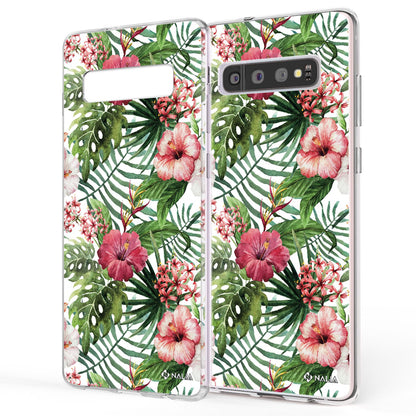 NALIA Handyhülle kompatibel mit Samsung Galaxy S10, Slim Silikon Hülle Motiv Case Cover Crystal Schutzhülle, Durchsichtig Etui Handy-Tasche Backcover Transparent Bumper