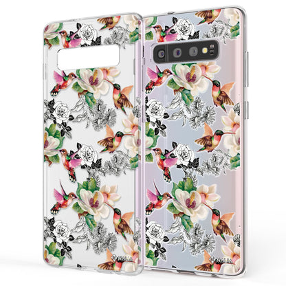 NALIA Handyhülle kompatibel mit Samsung Galaxy S10, Slim Silikon Hülle Motiv Case Cover Crystal Schutzhülle, Durchsichtig Etui Handy-Tasche Backcover Transparent Bumper