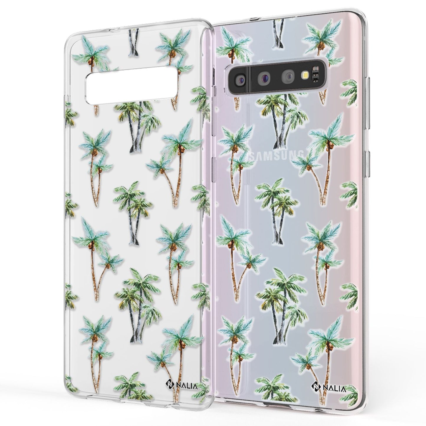 NALIA Handyhülle kompatibel mit Samsung Galaxy S10, Slim Silikon Hülle Motiv Case Cover Crystal Schutzhülle, Durchsichtig Etui Handy-Tasche Backcover Transparent Bumper