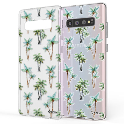NALIA Handyhülle kompatibel mit Samsung Galaxy S10, Slim Silikon Hülle Motiv Case Cover Crystal Schutzhülle, Durchsichtig Etui Handy-Tasche Backcover Transparent Bumper