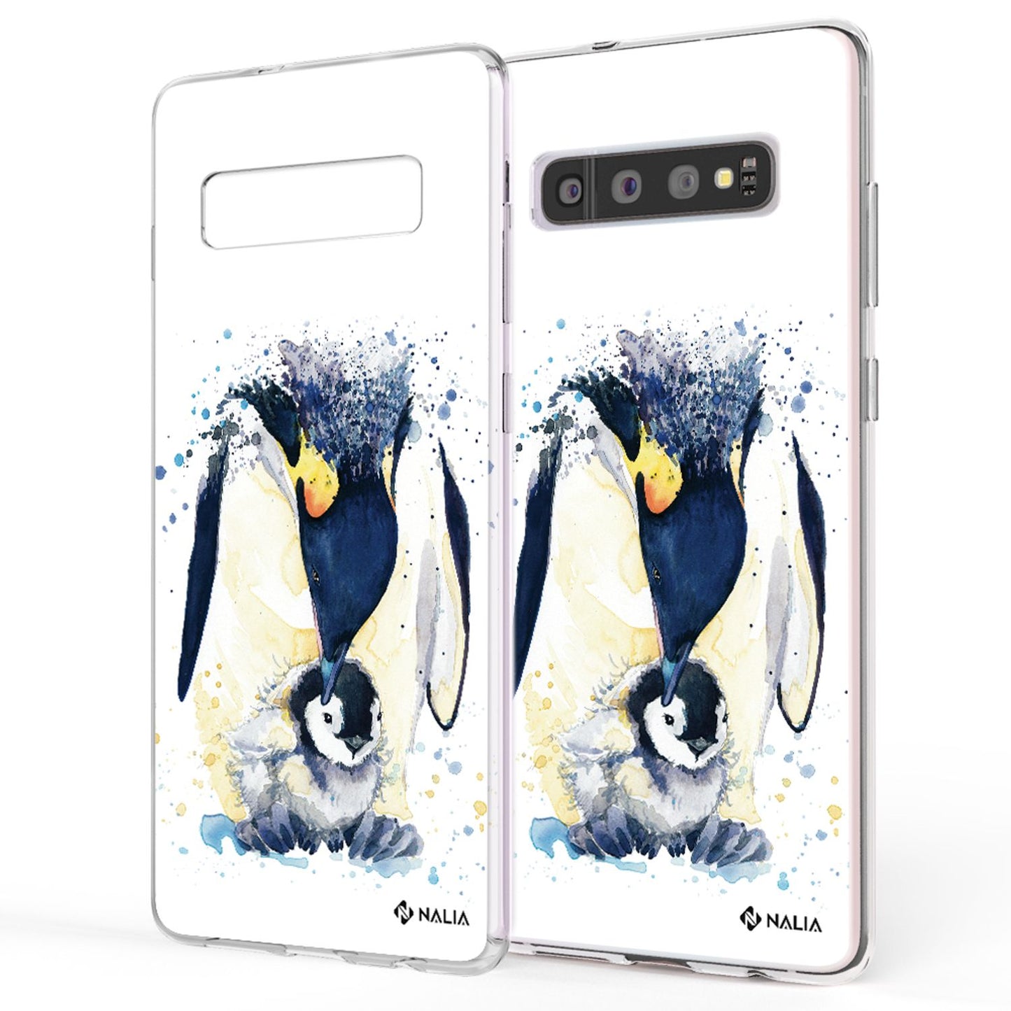 NALIA Handyhülle kompatibel mit Samsung Galaxy S10, Slim Silikon Hülle Motiv Case Cover Crystal Schutzhülle, Durchsichtig Etui Handy-Tasche Backcover Transparent Bumper