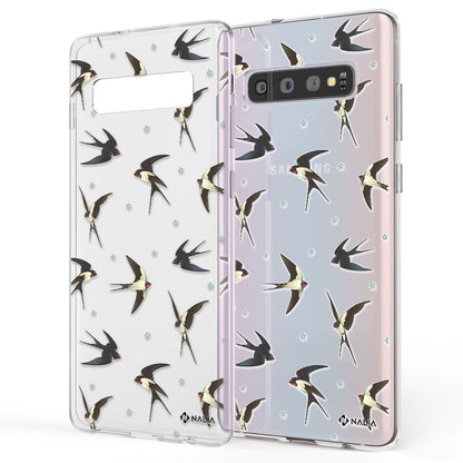 NALIA Handyhülle kompatibel mit Samsung Galaxy S10, Slim Silikon Hülle Motiv Case Cover Crystal Schutzhülle, Durchsichtig Etui Handy-Tasche Backcover Transparent Bumper
